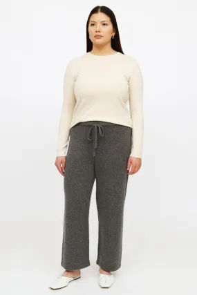 Babaton Grey Cashmere Pants