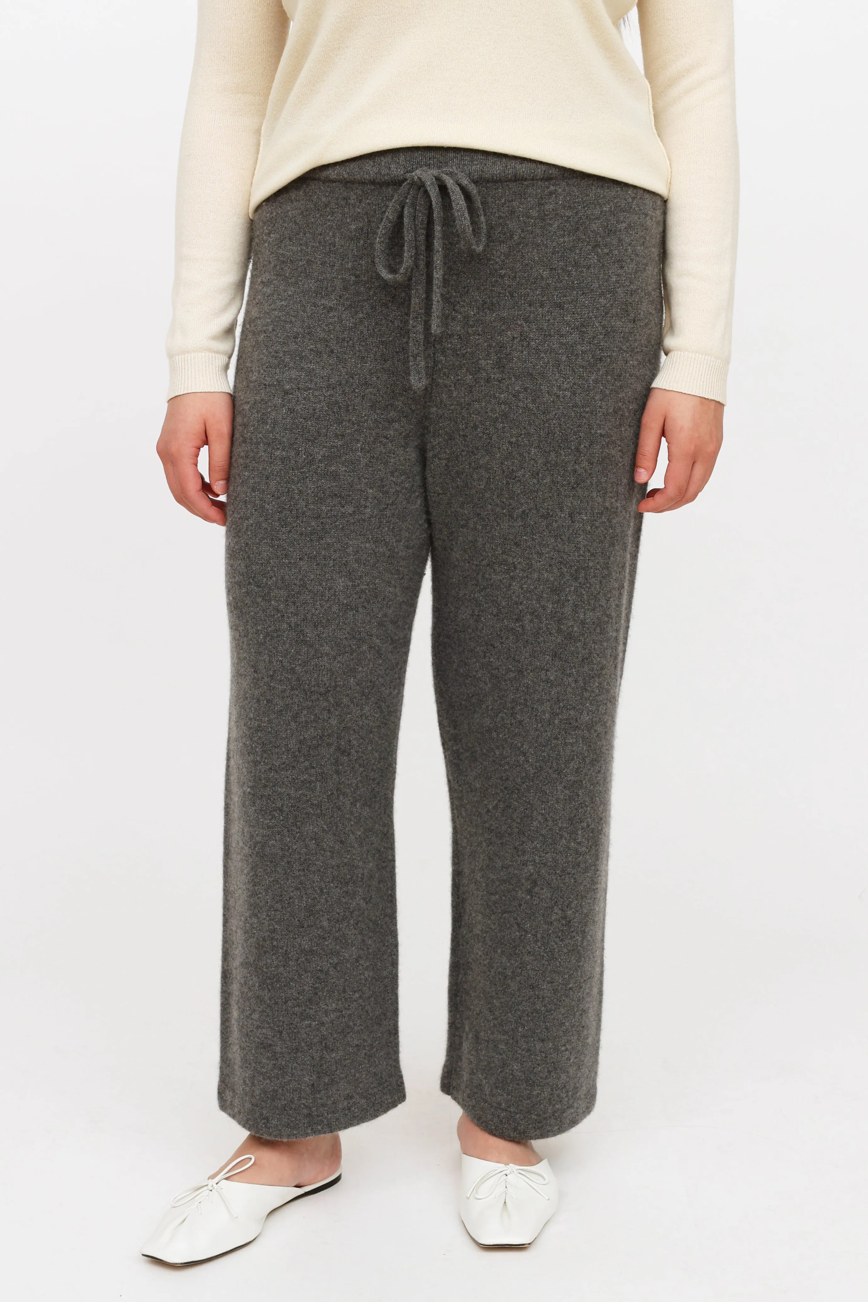 Babaton Grey Cashmere Pants