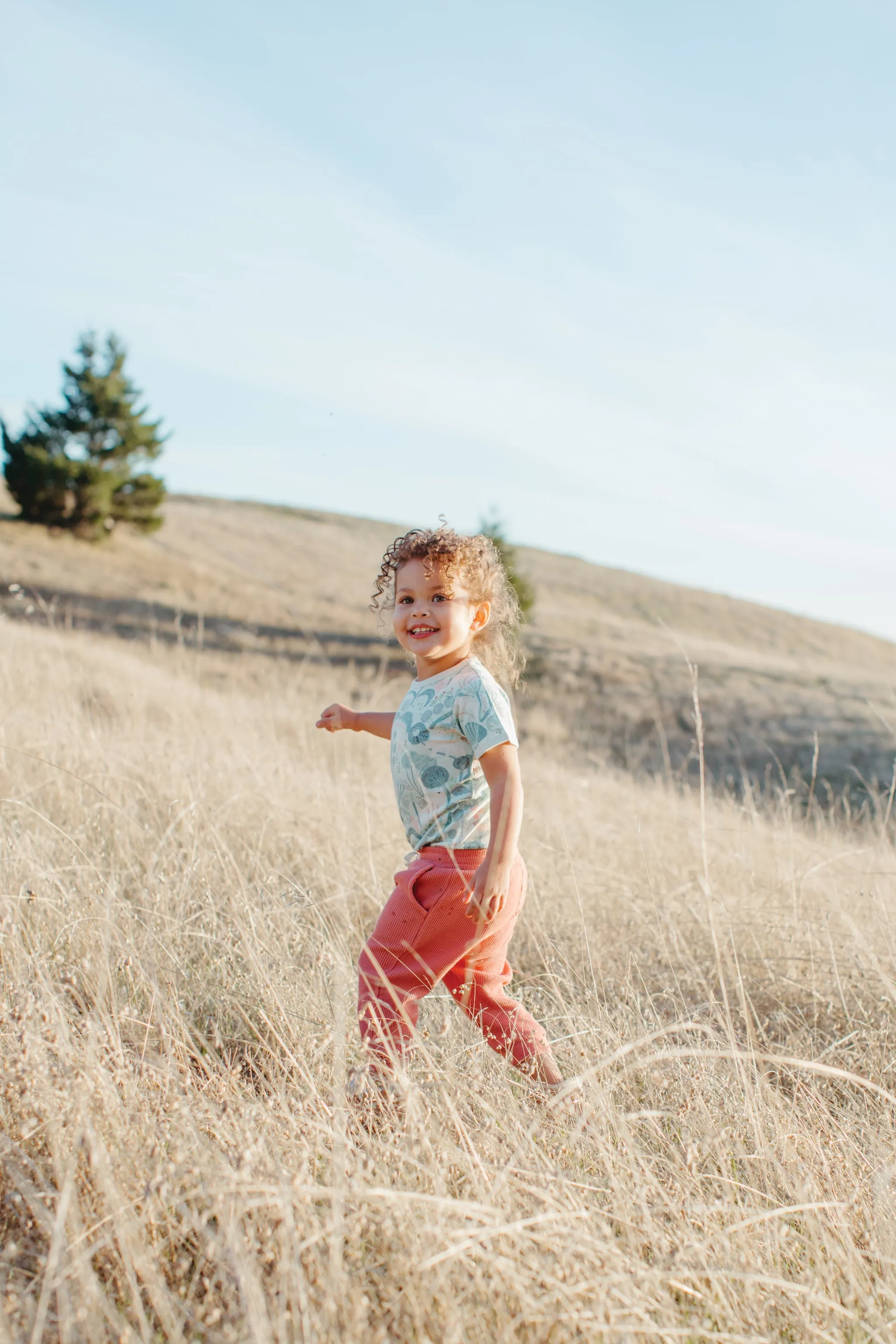 Bamboo Blend Short Sleeve Shirt - Minty Bear Bloom