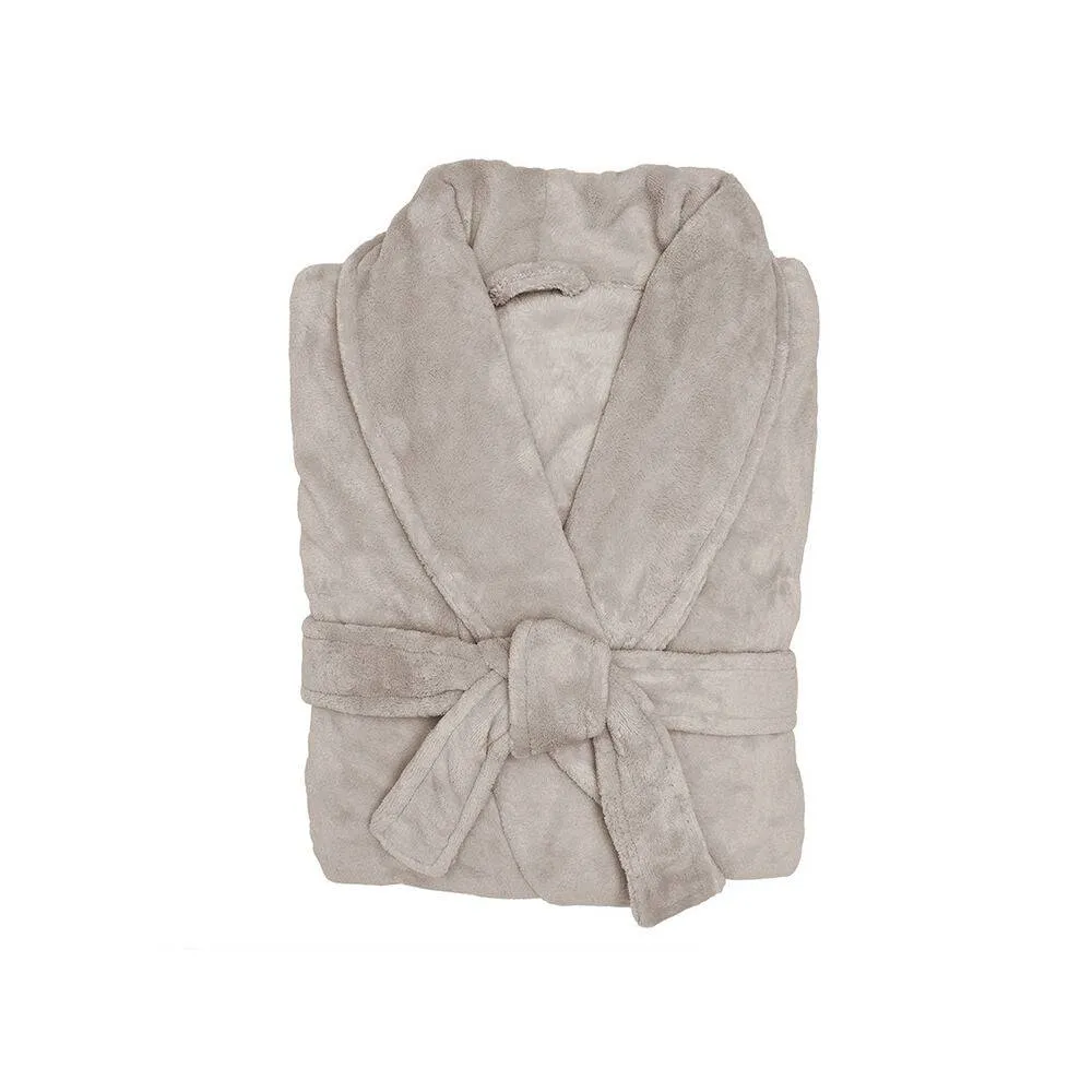 Bambury | Microplush Bathrobe - Stone