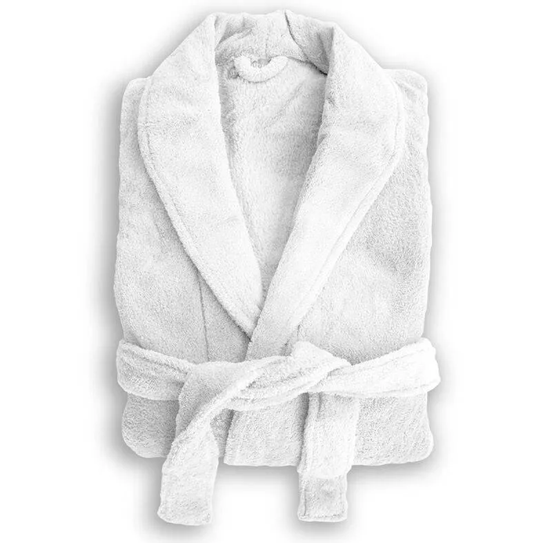 Bambury | Microplush Bathrobe - White