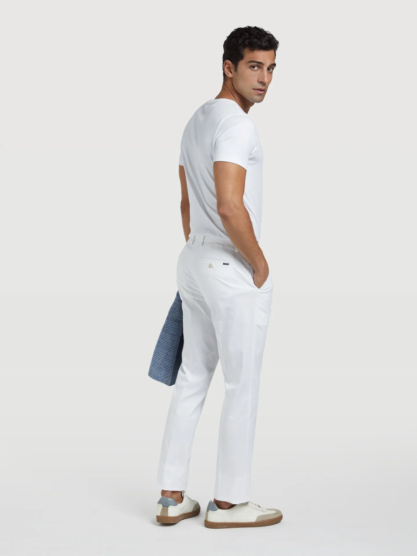 Basic Comfort Cotton slim fit Chino Trouser