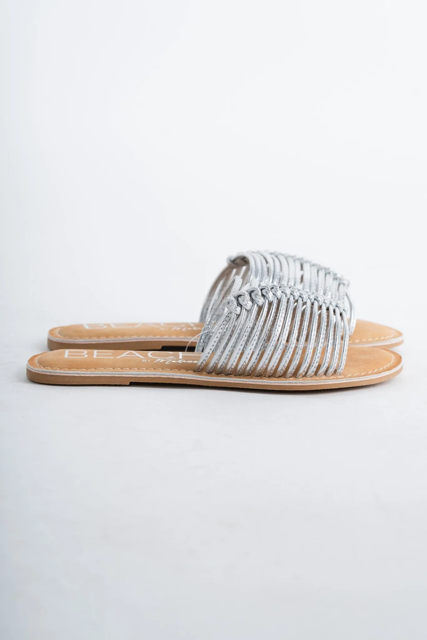 Baxter leather sandals silver