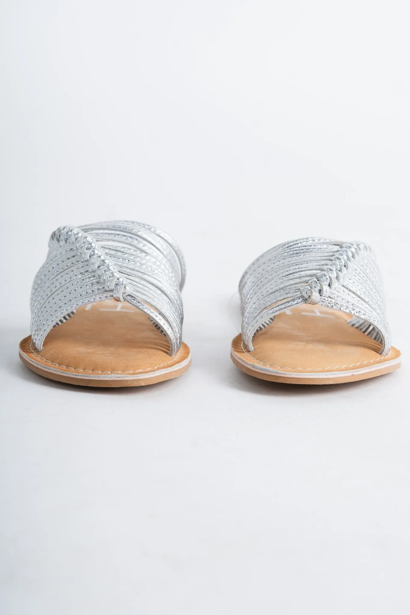 Baxter leather sandals silver