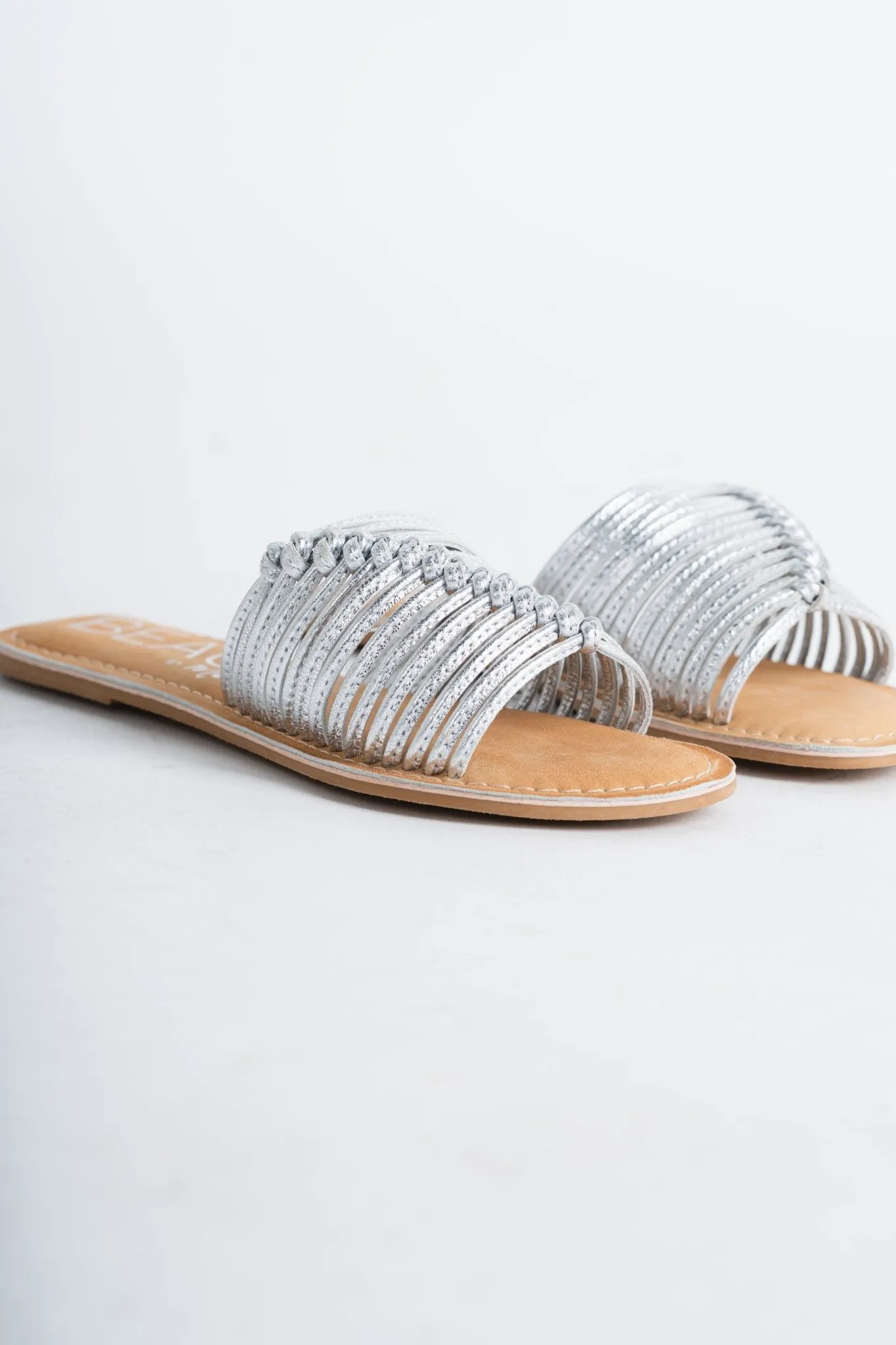 Baxter leather sandals silver