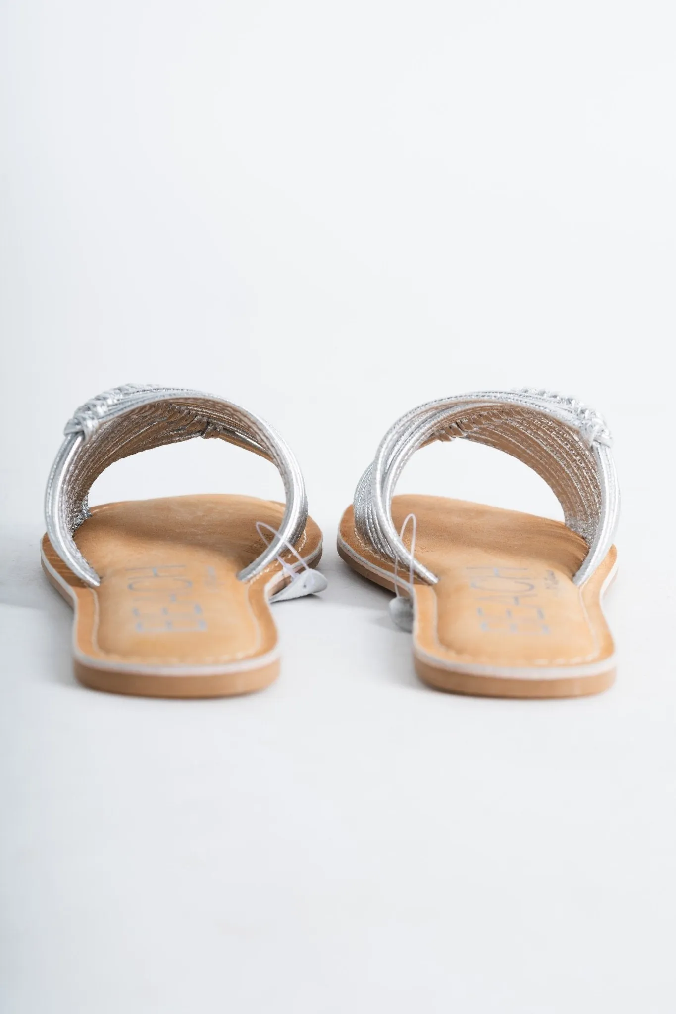 Baxter leather sandals silver