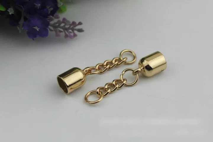 Bell Tassel Keychain 1/10 pcs Bag Hardware Cute Gold Gunmetal Handmade Purse Handbag Making Metal Charms 48mm 1 7/8" Bulk Wholesale Supplies