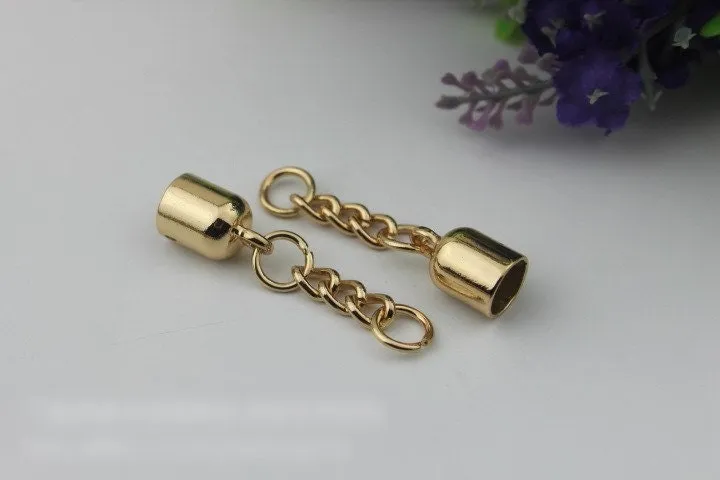 Bell Tassel Keychain 1/10 pcs Bag Hardware Cute Gold Gunmetal Handmade Purse Handbag Making Metal Charms 48mm 1 7/8" Bulk Wholesale Supplies