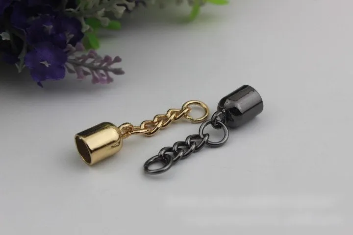 Bell Tassel Keychain 1/10 pcs Bag Hardware Cute Gold Gunmetal Handmade Purse Handbag Making Metal Charms 48mm 1 7/8" Bulk Wholesale Supplies