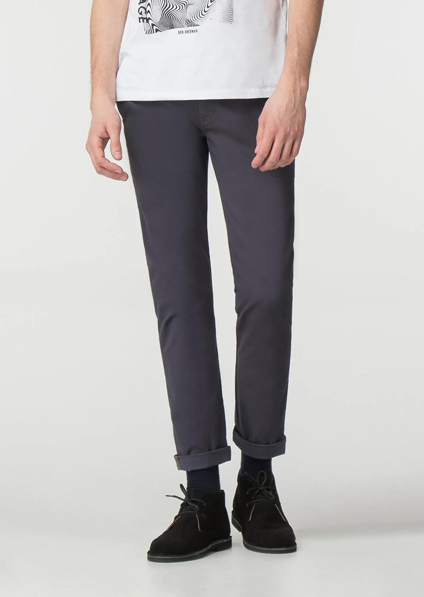 Ben Sherman Skinny Stretch Chino Navy