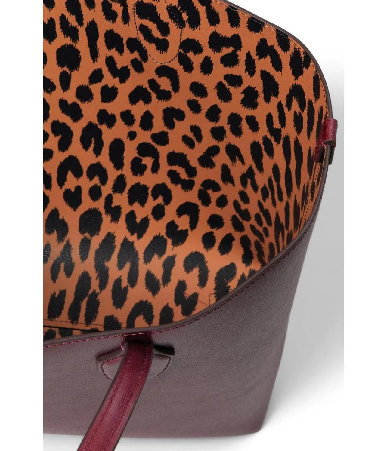 Bleecker Modern Leopard Interior Pop Printed Large Tote