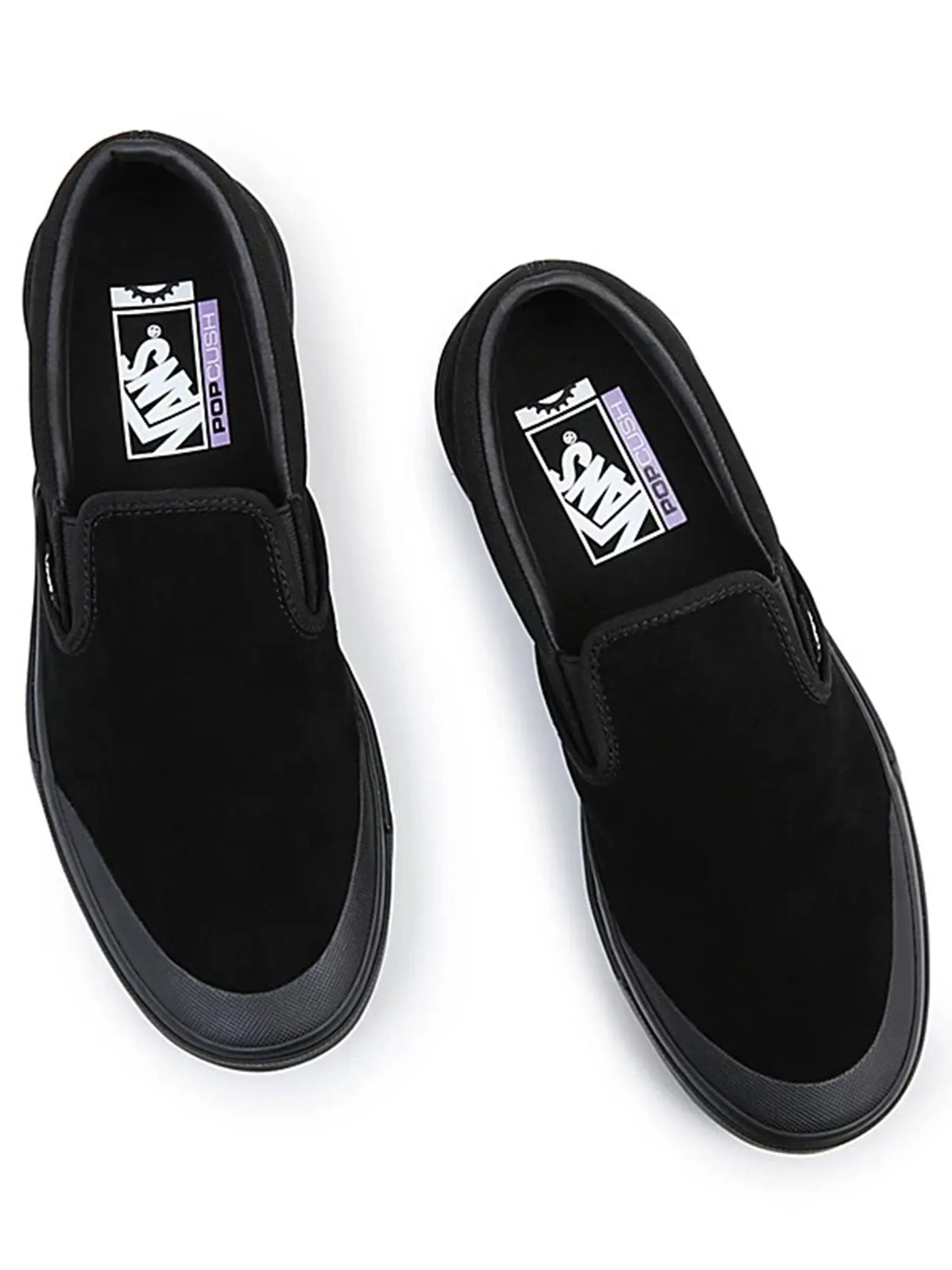 BMX Black/Black Slip On Shoes