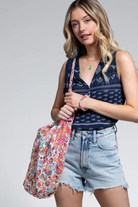 Boho & Ethnic Print Bag