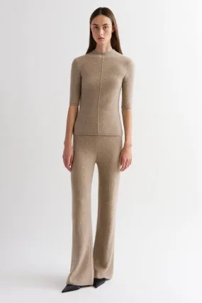 BOUCLE CASHMERE PANTS