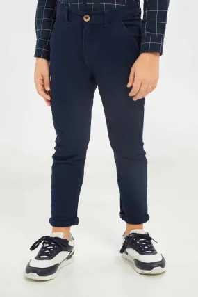 Boys Navy Chino Trouser