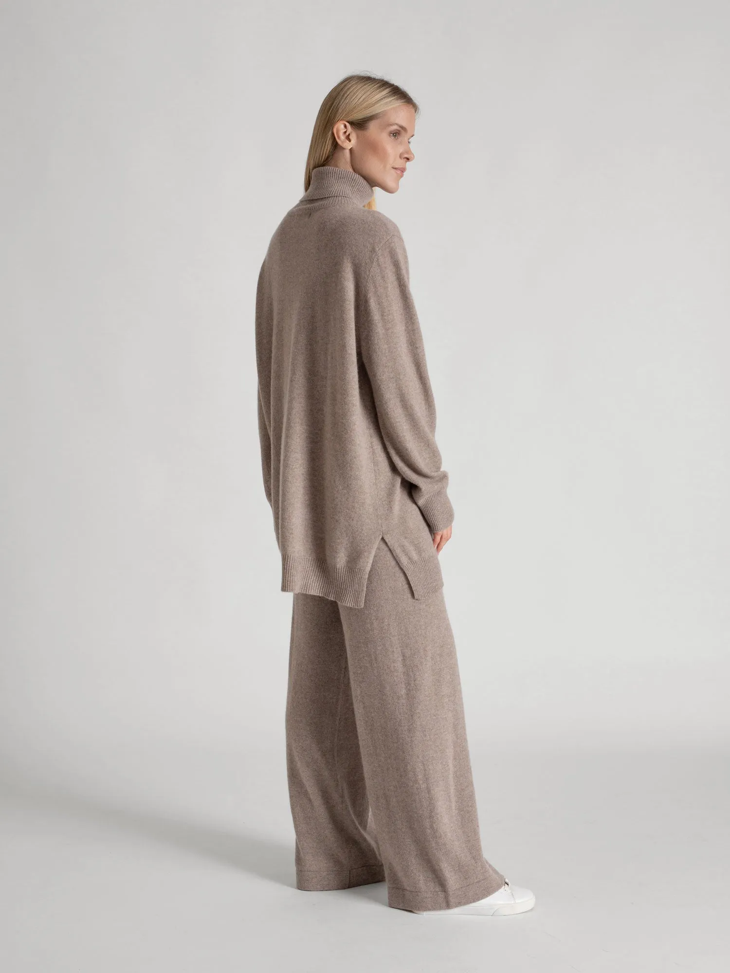 Cashmere pants "Dagny" - toast