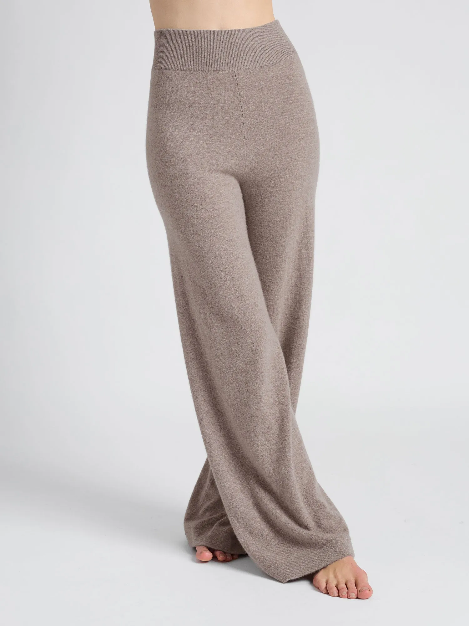 Cashmere pants "Dagny" - toast