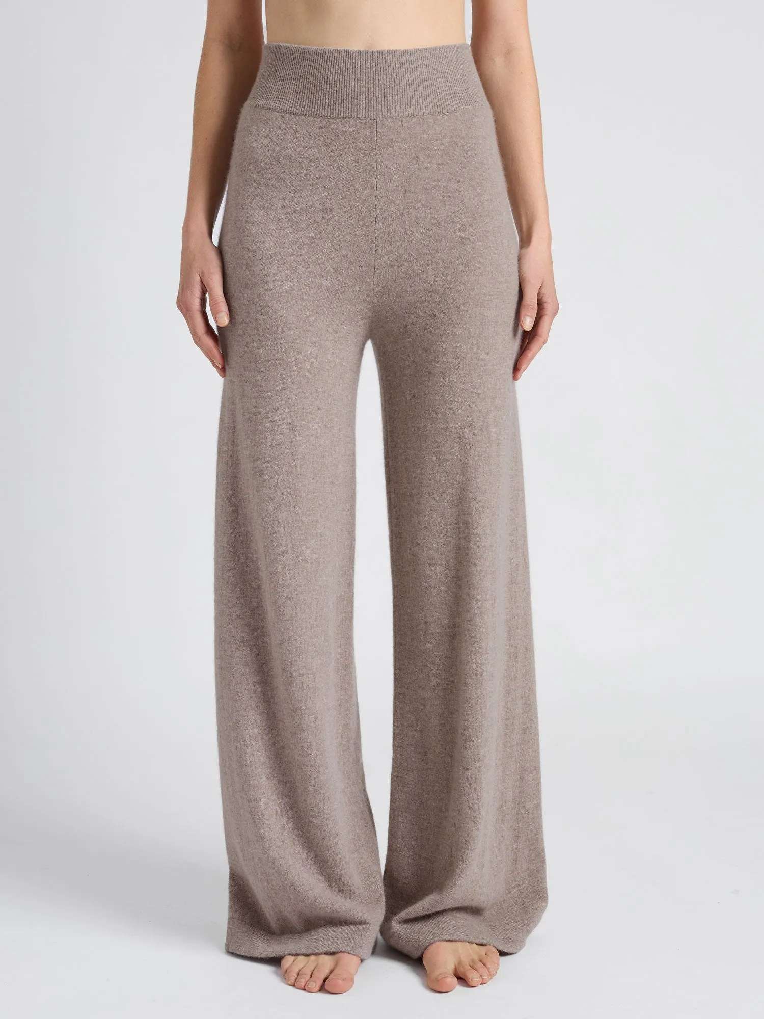 Cashmere pants "Dagny" - toast