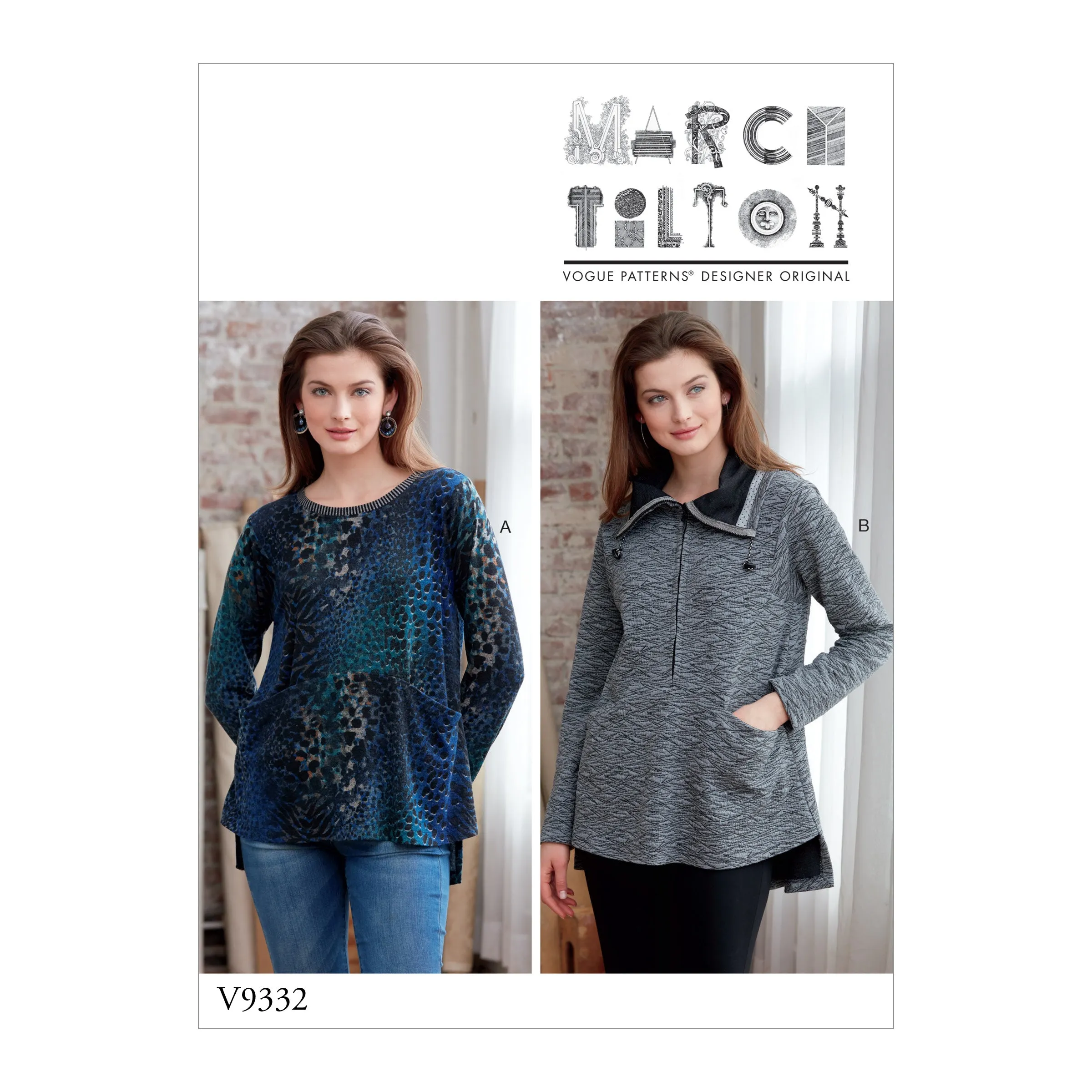 CLEARANCE • VOGUE PATTERN Misses' Tops V9332