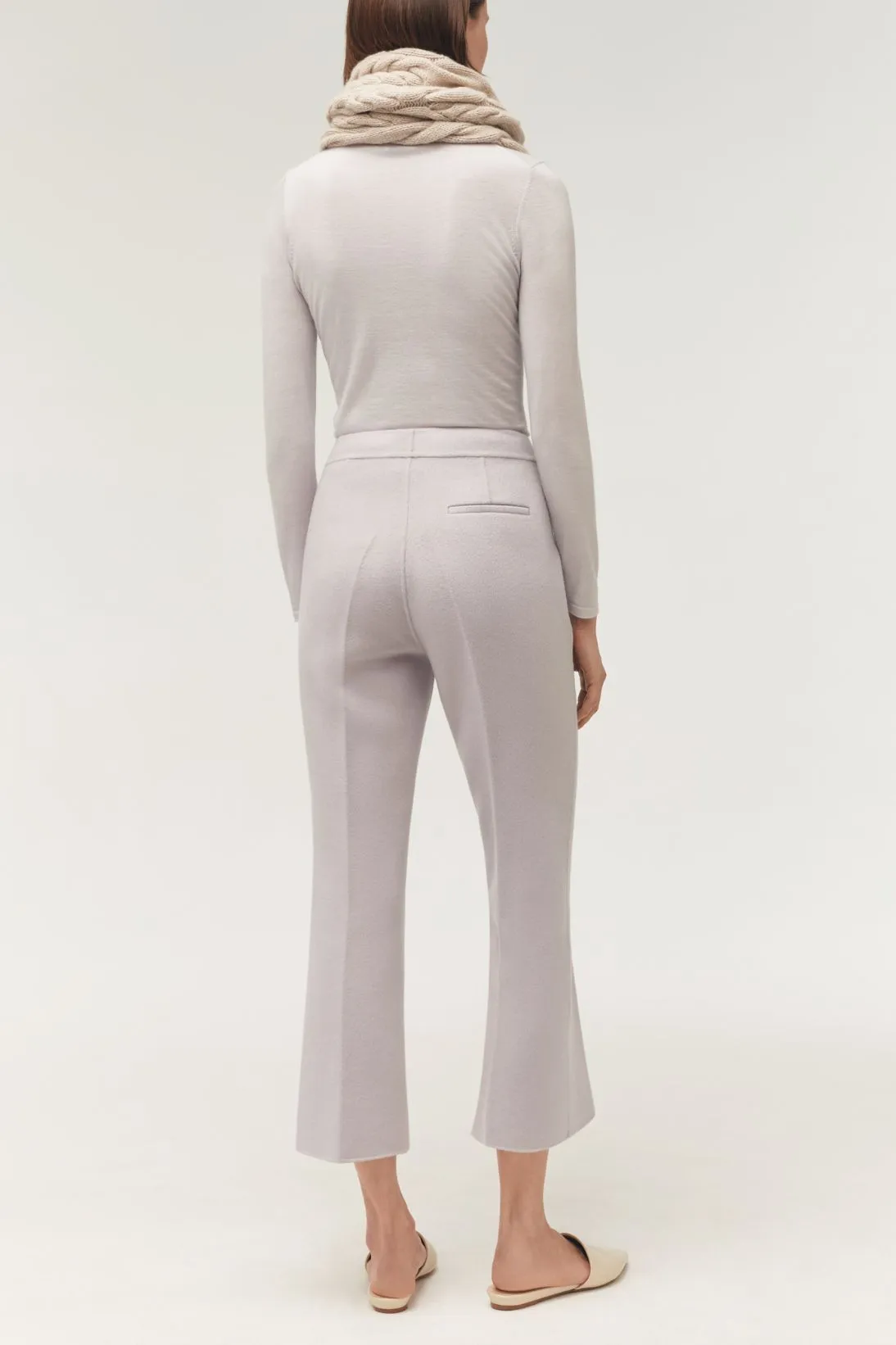 CROPPED PANT WITH A-LINE HEM