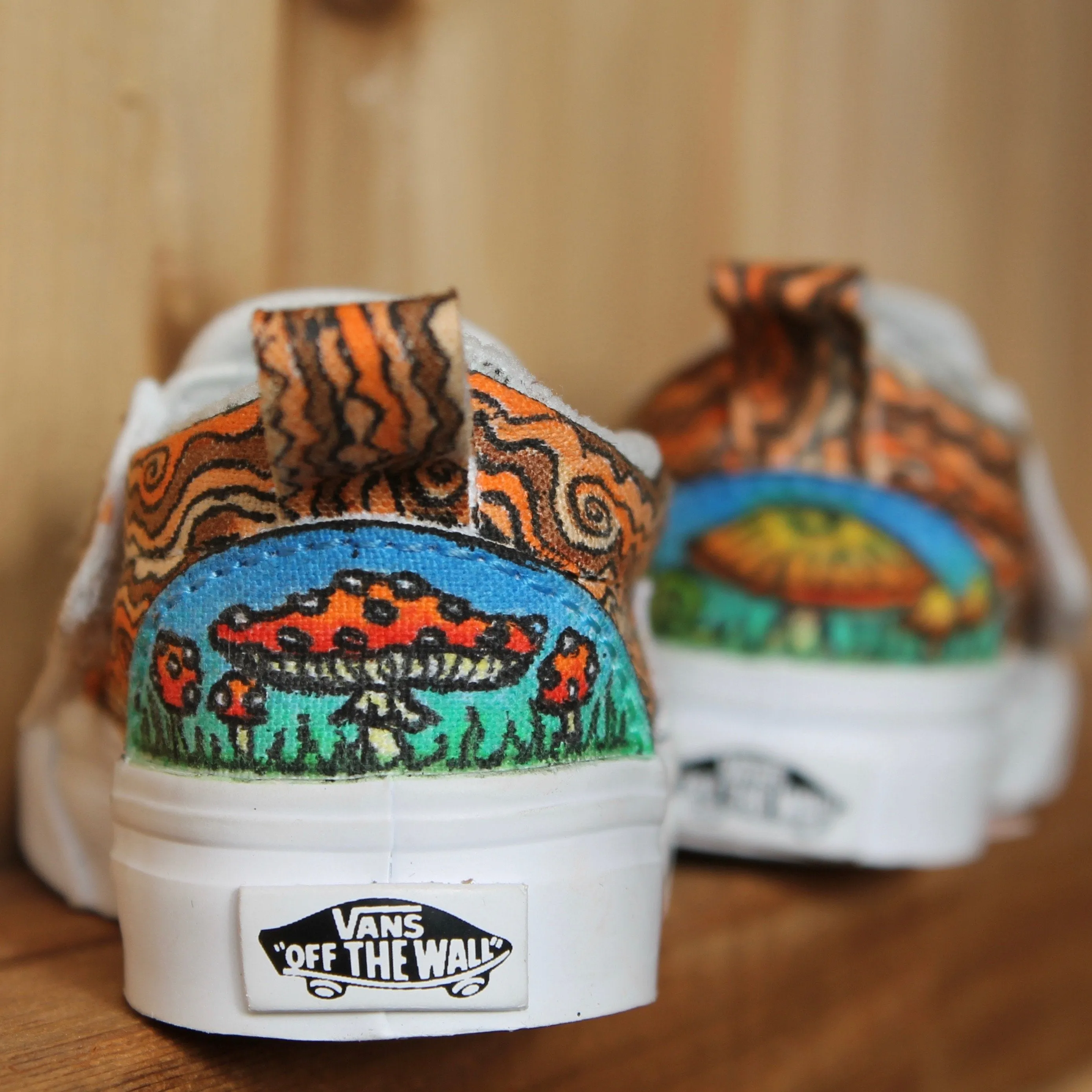 Custom Toddler Vans Slip On Sneakers