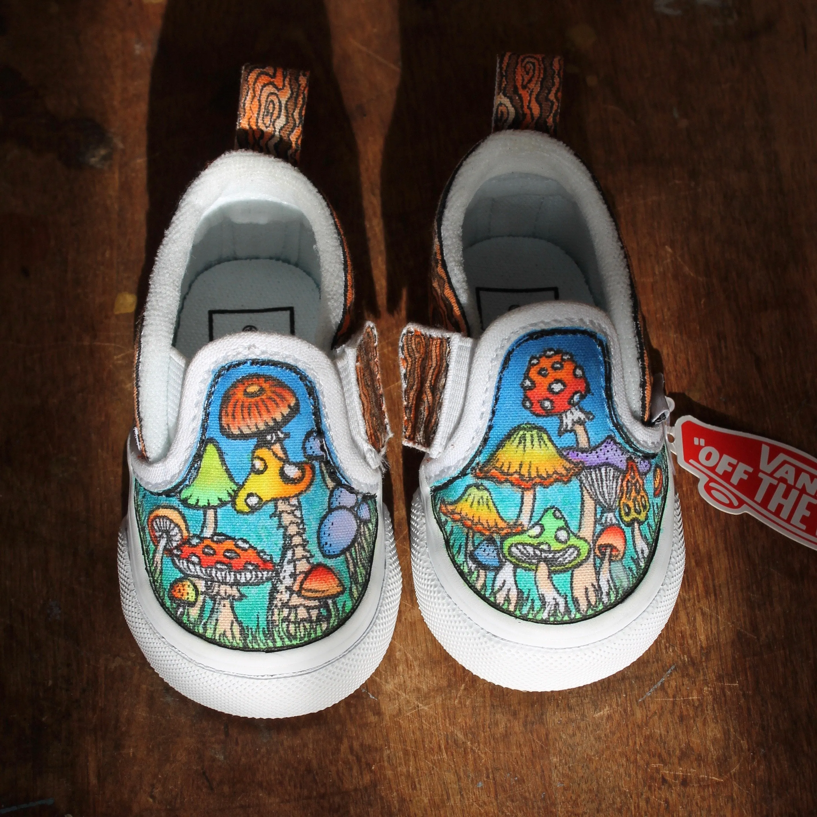 Custom Toddler Vans Slip On Sneakers