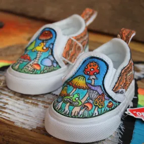 Custom Toddler Vans Slip On Sneakers