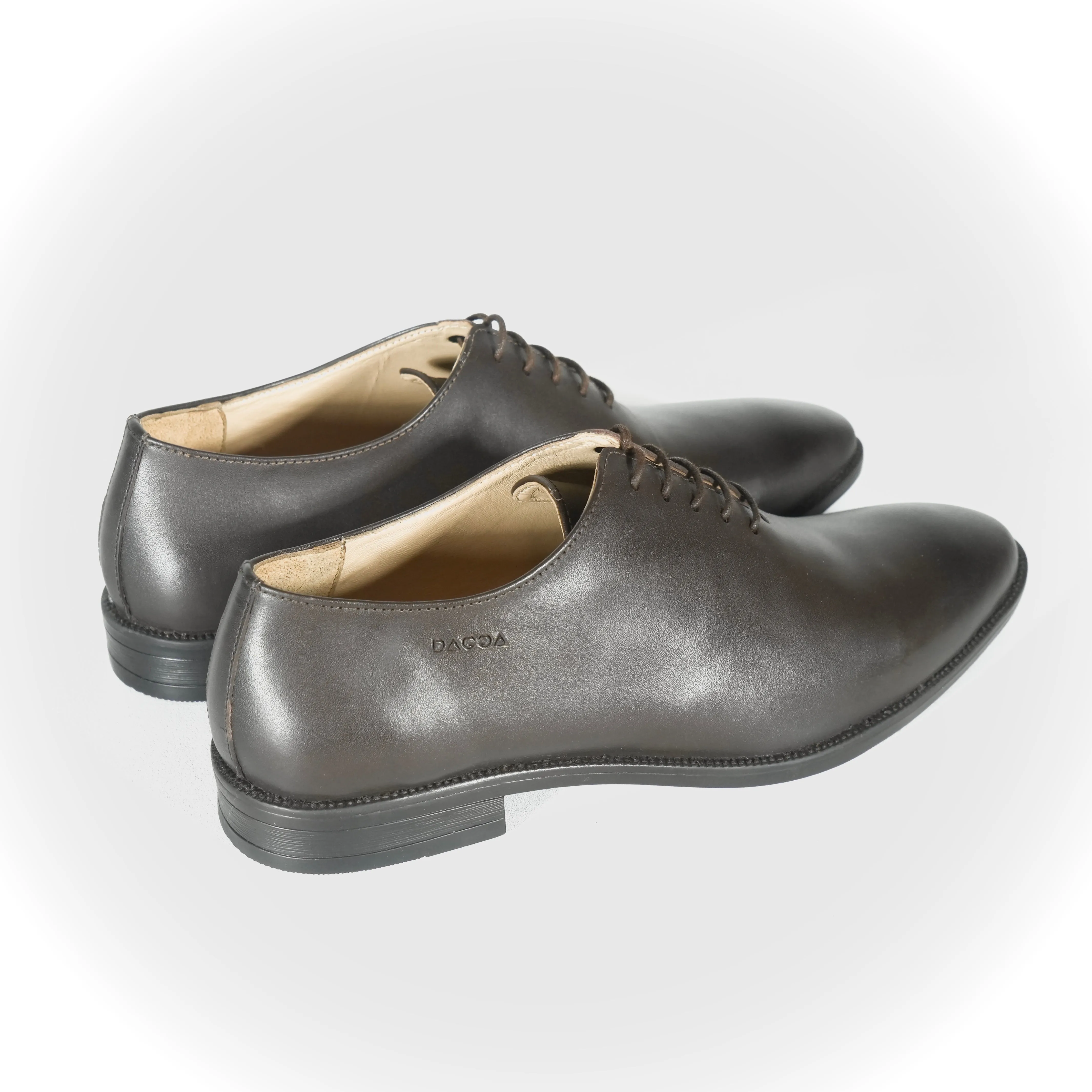 Dagga Black / Brown Formal Wholecut Leather Shoes for Men