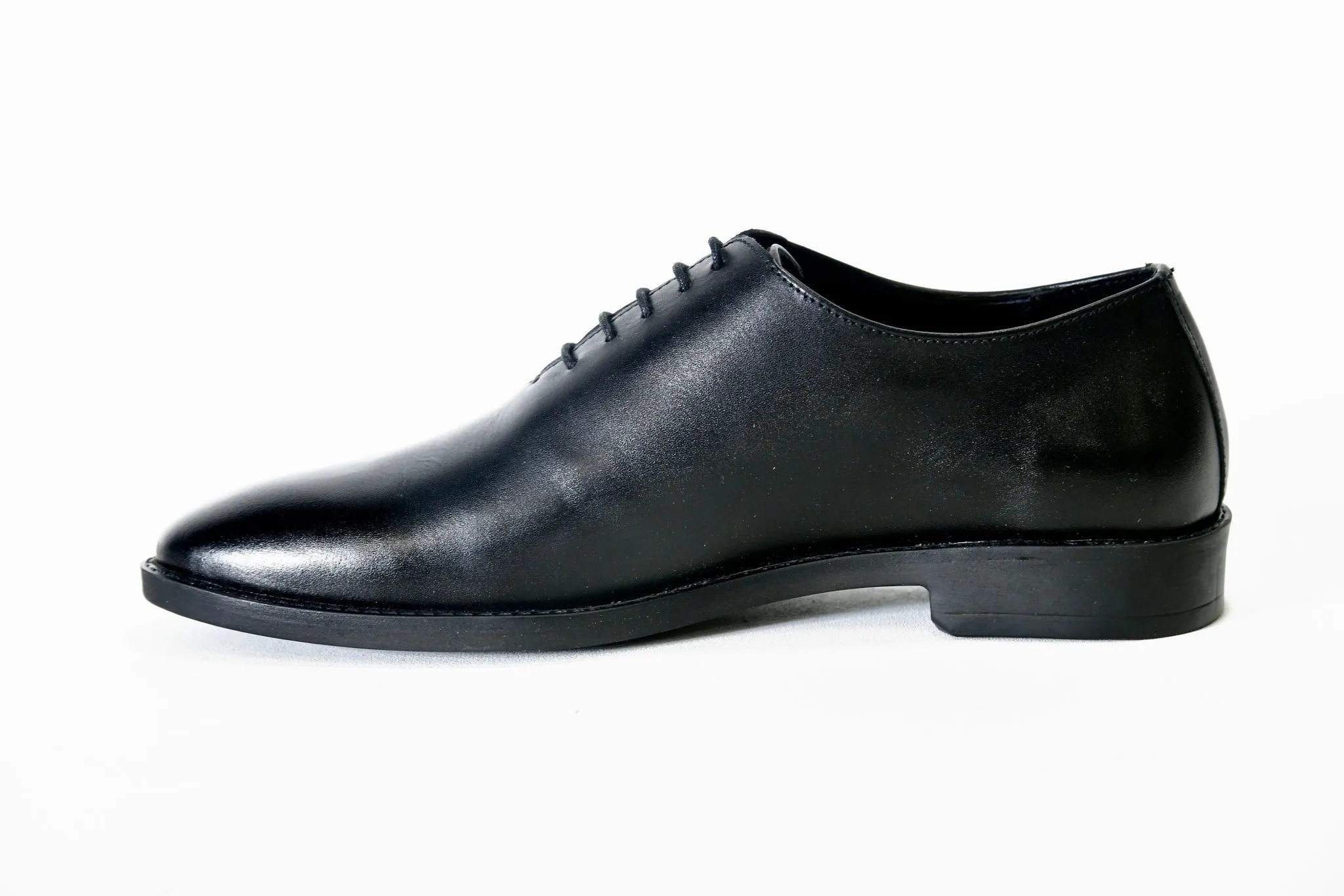 Dagga Black / Brown Formal Wholecut Leather Shoes for Men