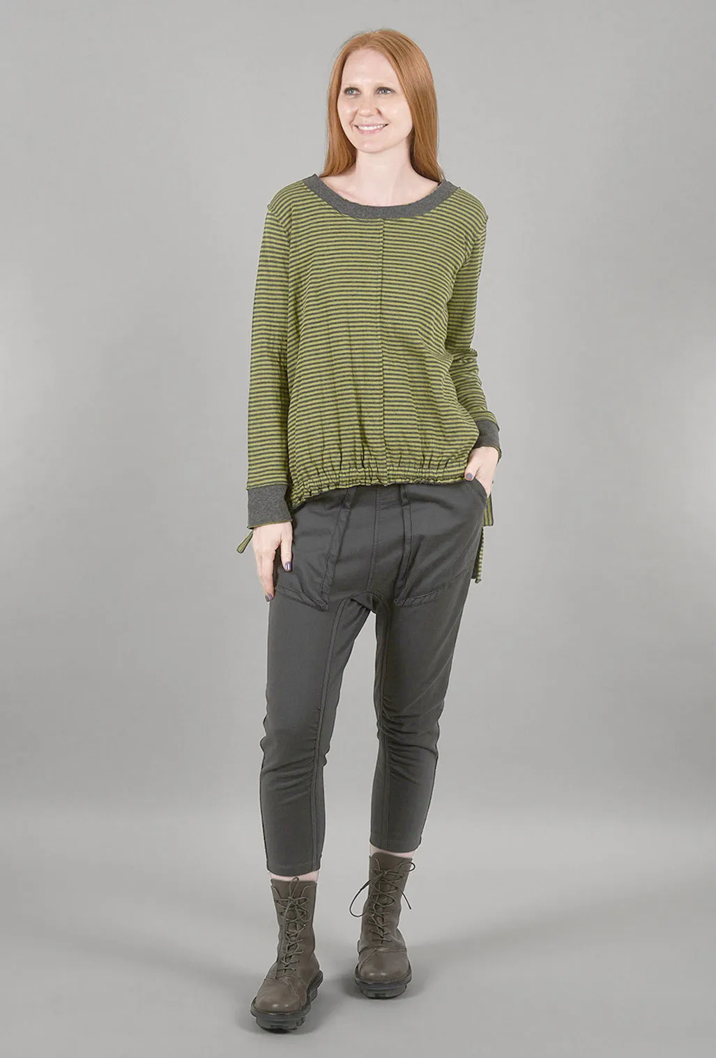 Double-Face Casa Pullover, Moss