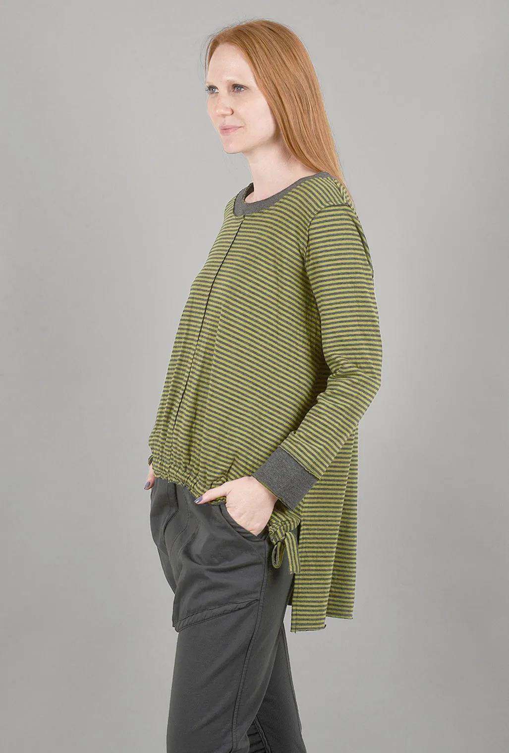 Double-Face Casa Pullover, Moss