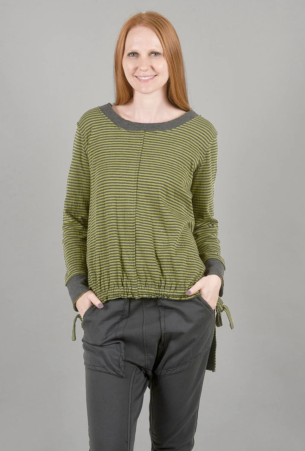 Double-Face Casa Pullover, Moss