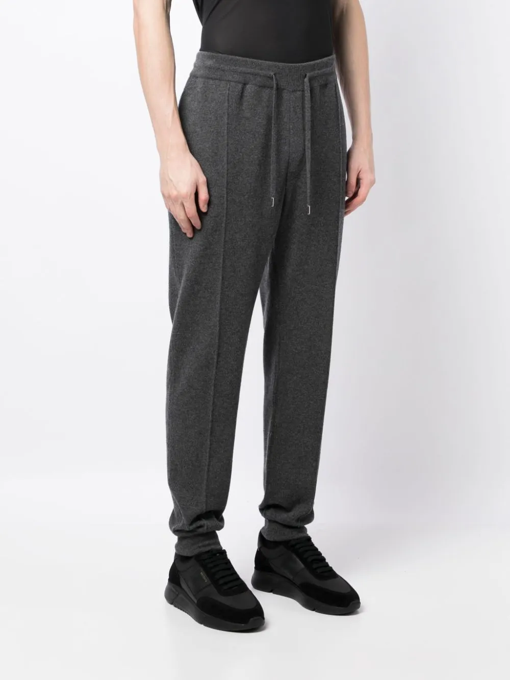 Drawstring Cashmere Blend Track Pants