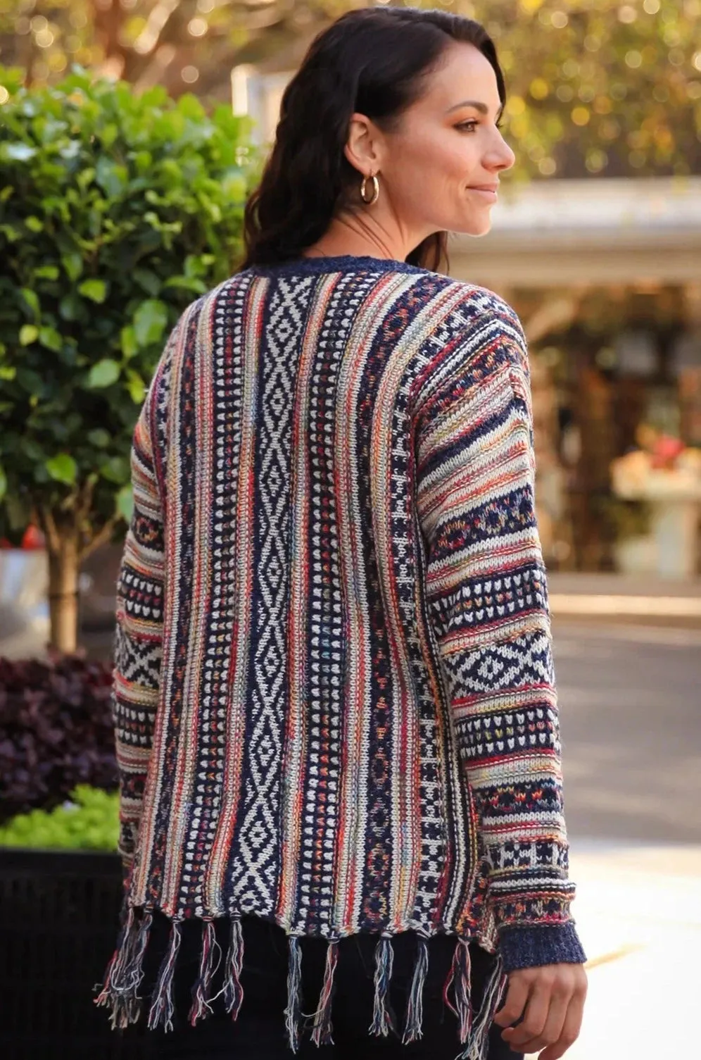 ESSE FRINGE KNIT SWEATER