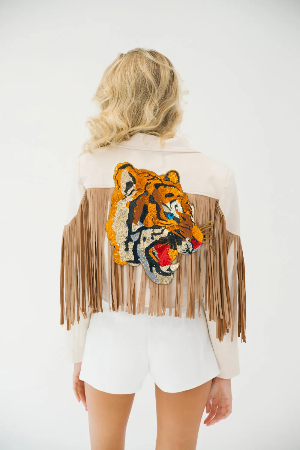 FIERCE TIGER FRINGE JACKET