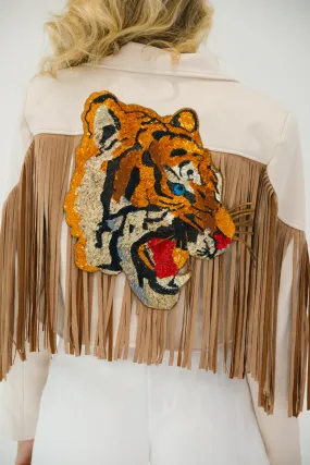 FIERCE TIGER FRINGE JACKET