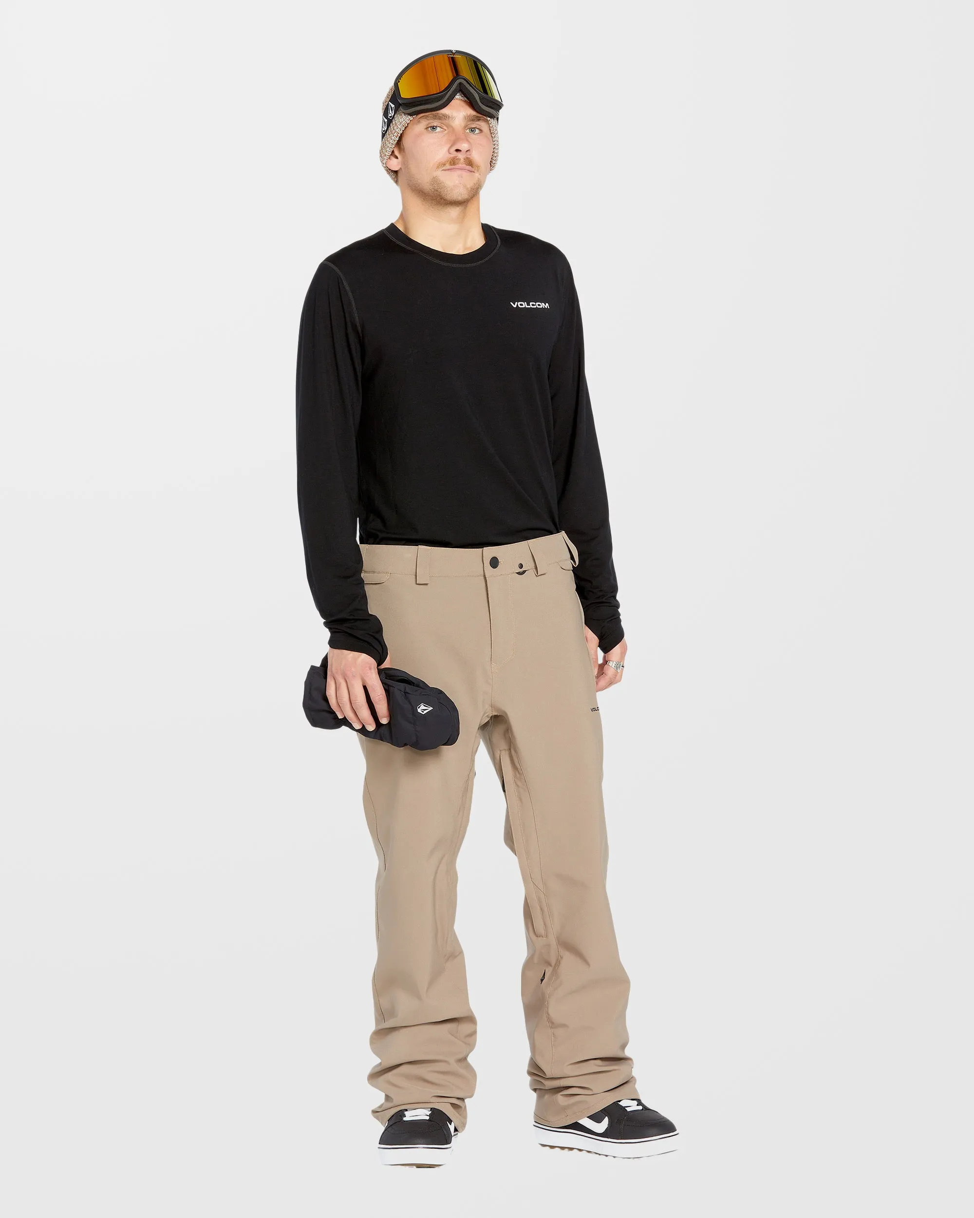 Freakin Snow Chino Trousers - Chestnut Brown