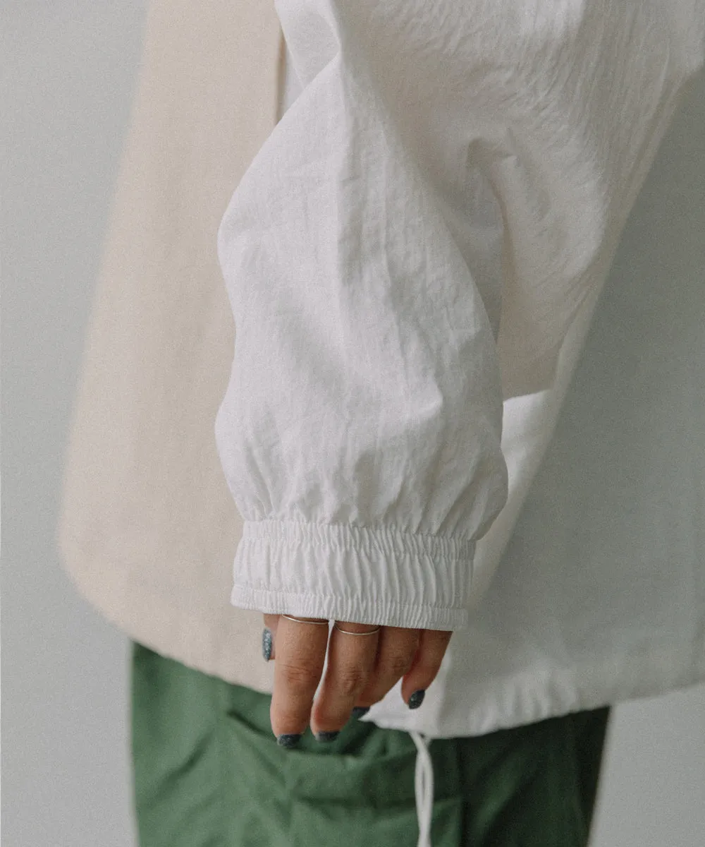 half zip nylon pullover