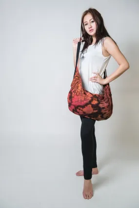 Hand Made Tie Dye Boho Day Bag Purse  Brown