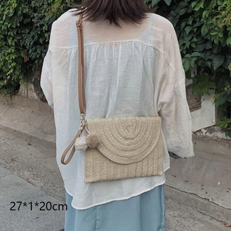 Handmade Woven Straw Beach Bags