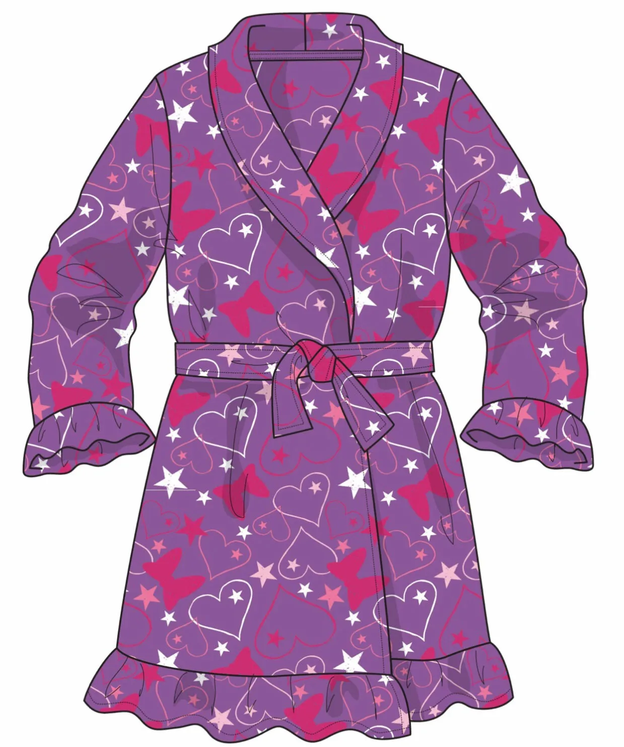 Hearts Robe