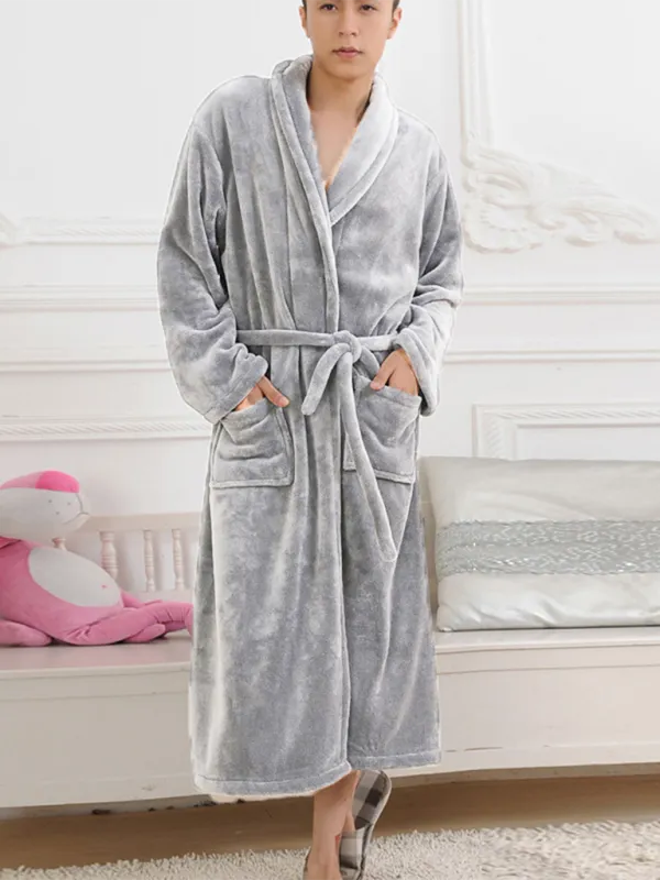 His & Hers Plush Fleece Robes - Multiple Colors