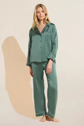 Inez Washable Silk Long PJ Set