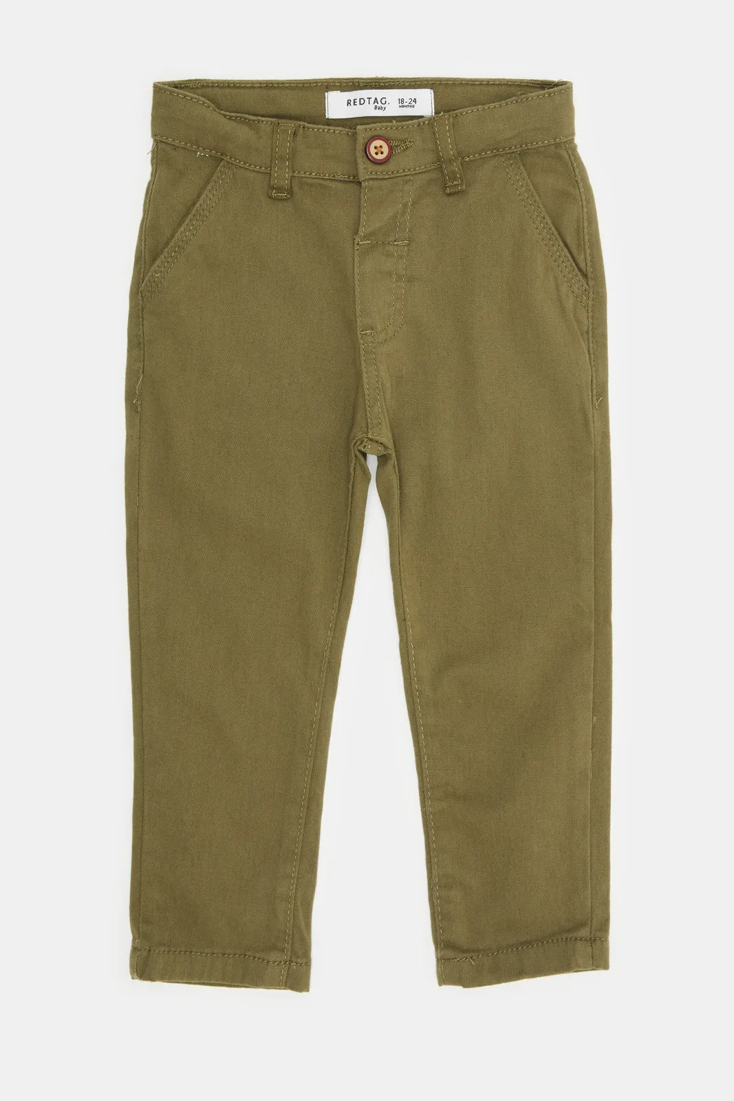 Infant Boys Green Chino Trouser