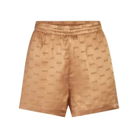 JACQUARD SLEEP SHORT | OCHRE