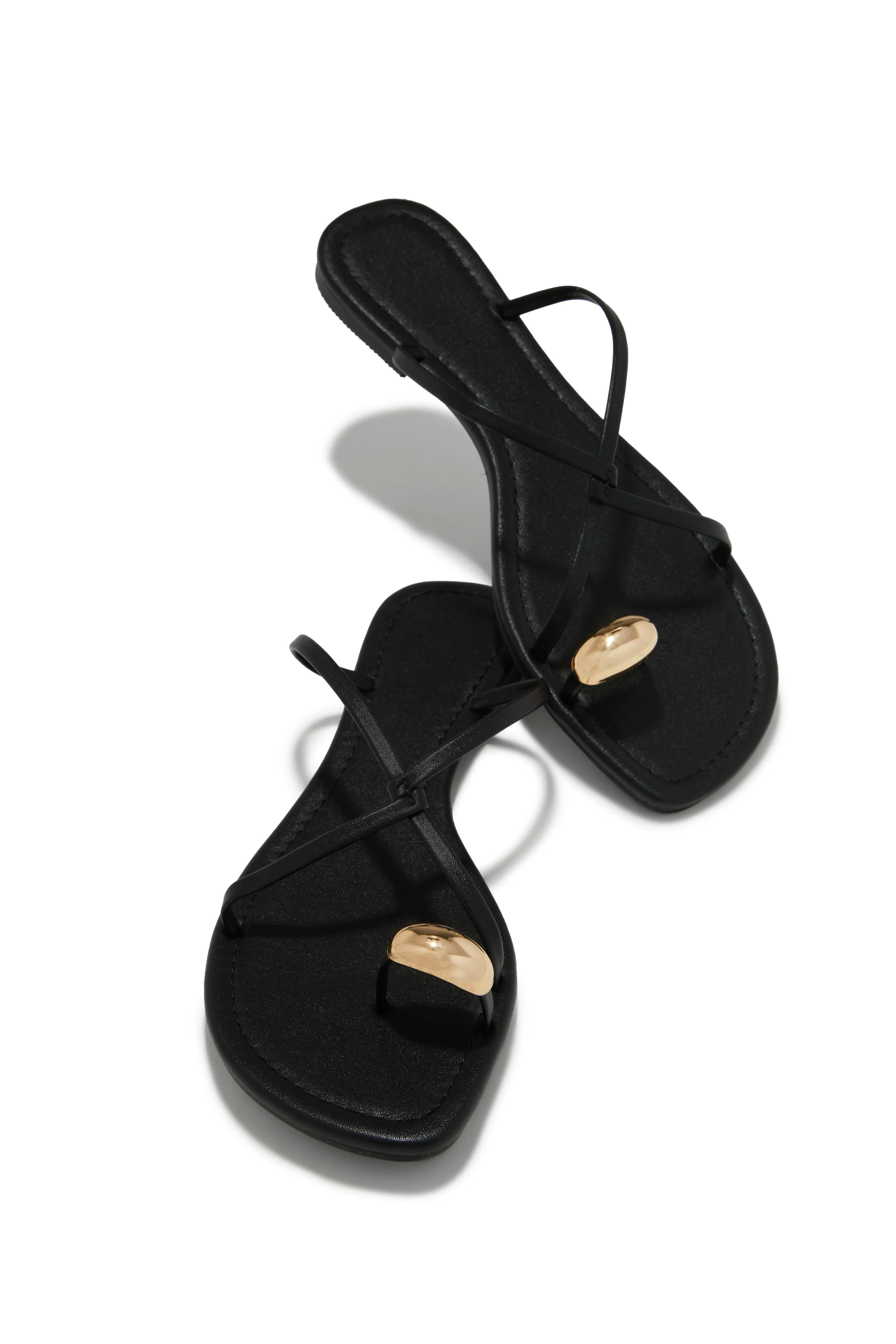 Kahlia Slip On Sandals - Gold