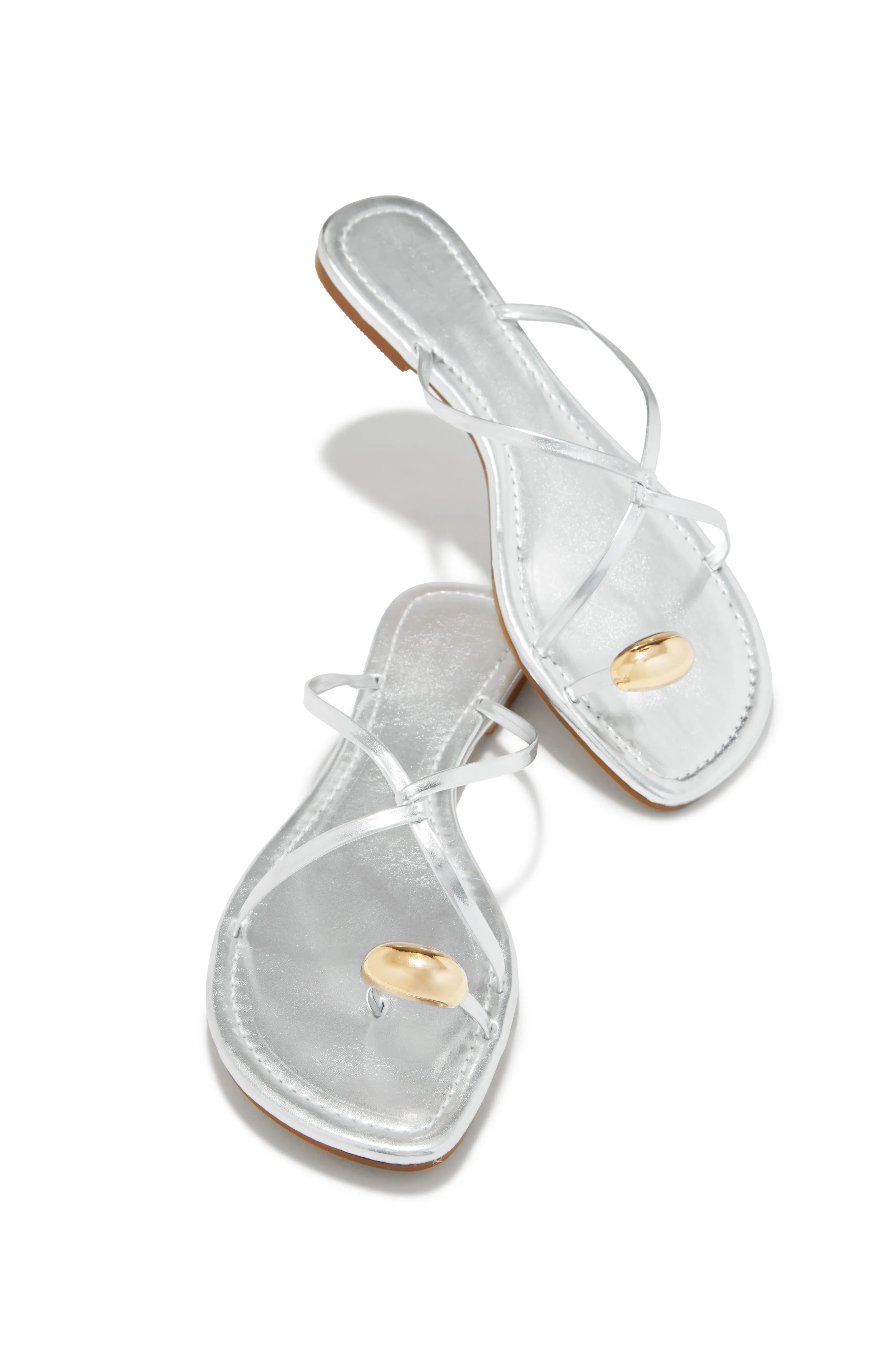 Kahlia Slip On Sandals - Gold