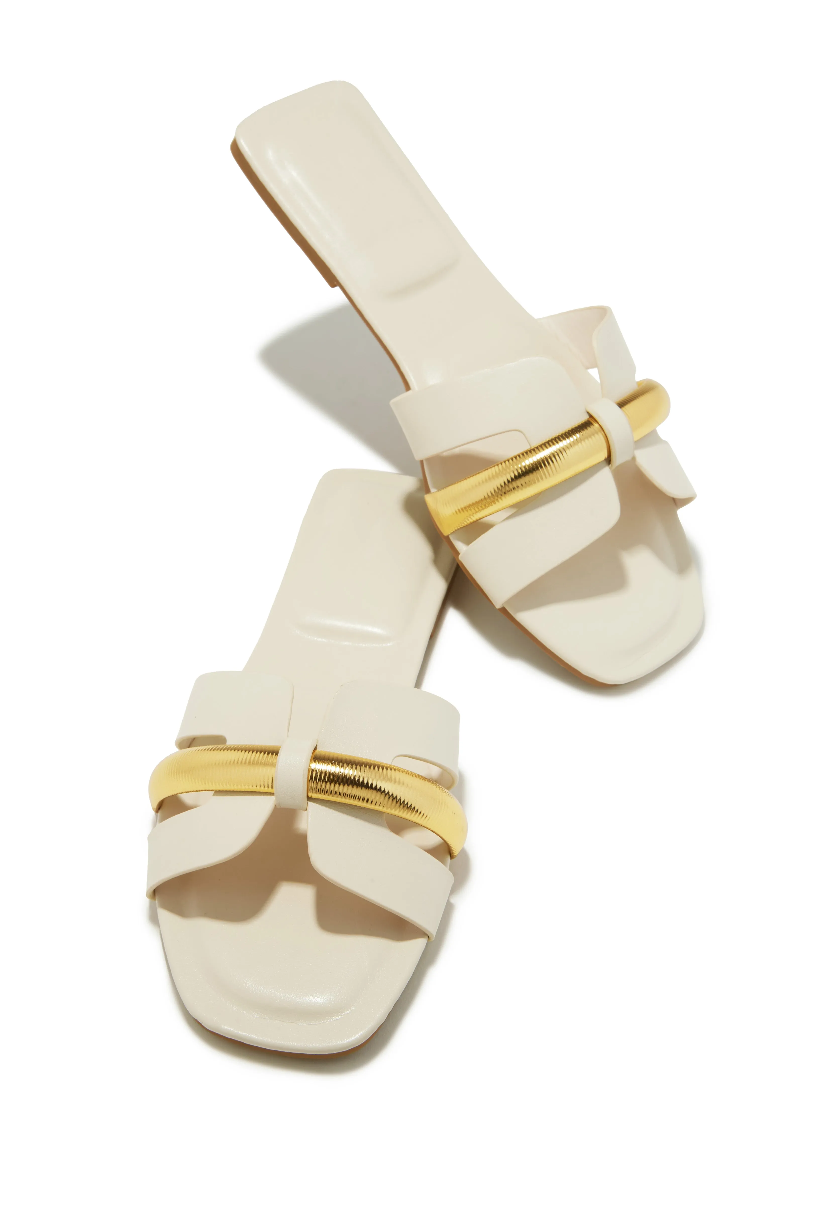 Keila Slip On Sandals - Tan