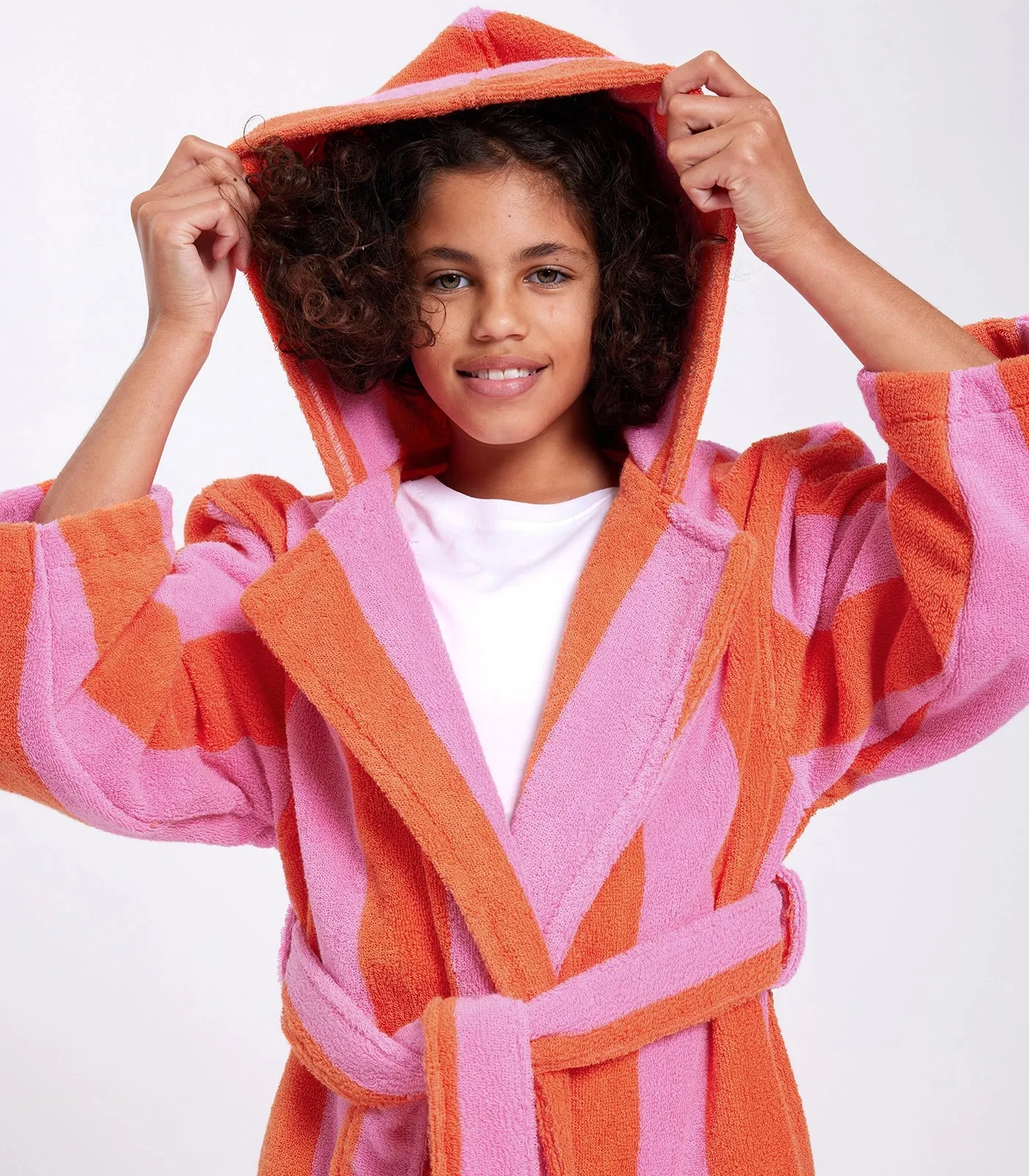 Kids Robe - Sherbet Stripes