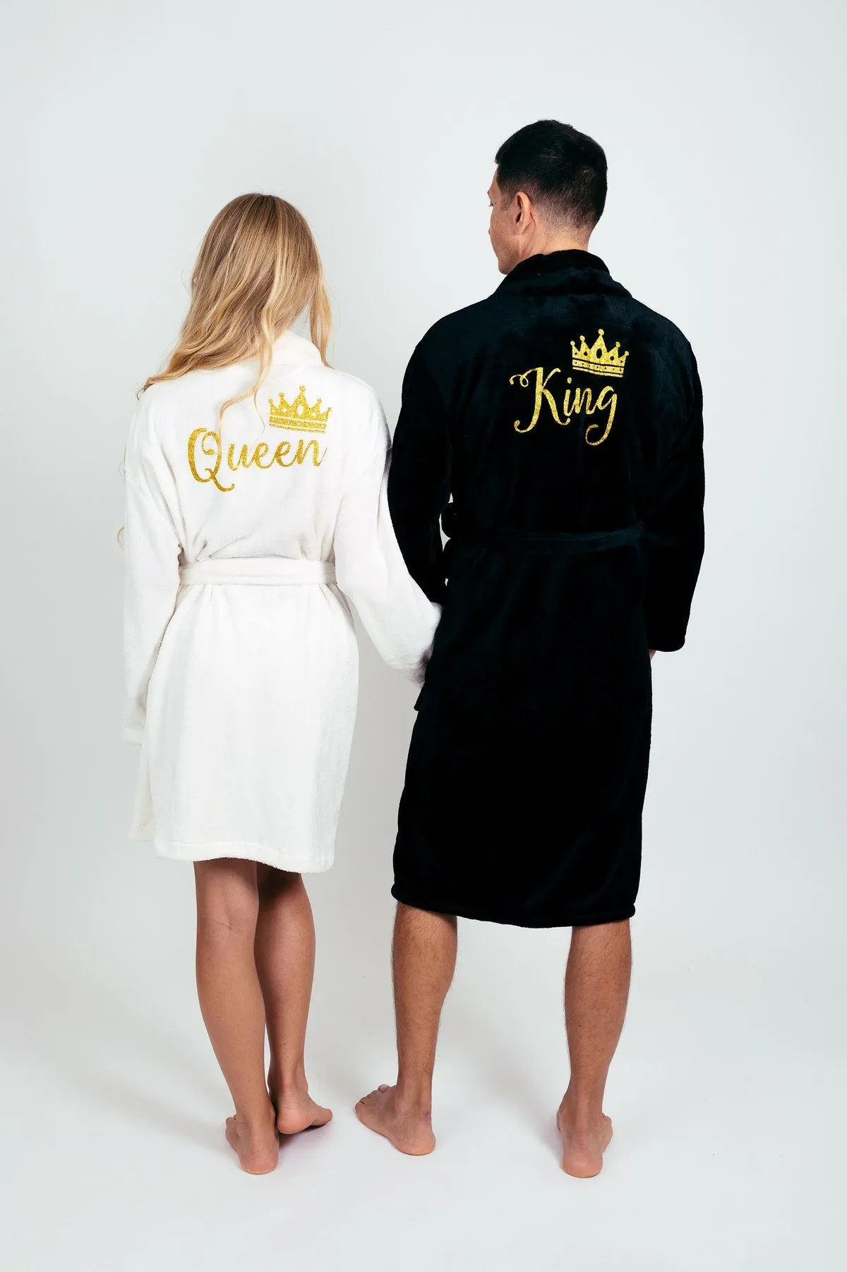 King and Queen Cozy Terry Bathrobes